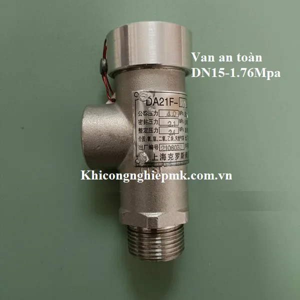 Van an toàn chịu lạnh DN15-1.76Mpa